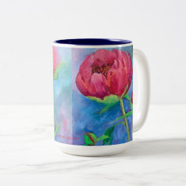 Alaskan Peonies 15oz Tasse