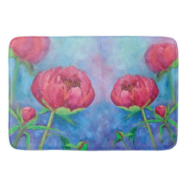 Alaskan Peonies Bath Mat Badematte