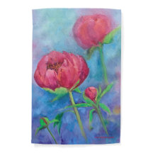 Alaskan Peonies & Fireweed Willkommensflagge
