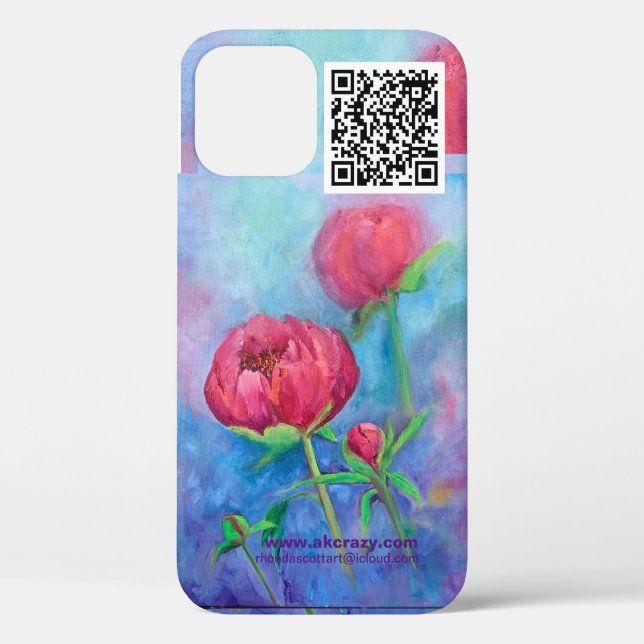 Alaskan Peonies iphone 12 pro coque (Verso)