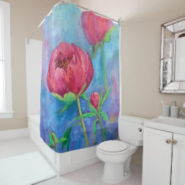 Alaskan Peonies Shower Vorhang