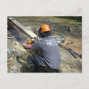 Alaskan Sawmill Postkarte