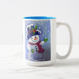 Alaskan Snowman Zwei Töne 15oz Tasse