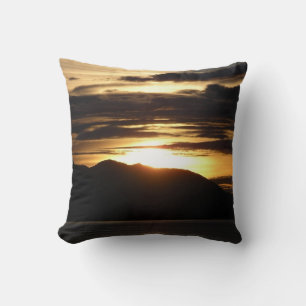 Alaskan Sunset III Schöne Alaska Fotografie Kissen