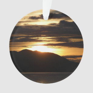 Alaskan Sunset III Schöne Alaska Fotografie Ornament
