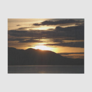 Alaskan Sunset III Schöne Alaska Fotografie Seidenpapier