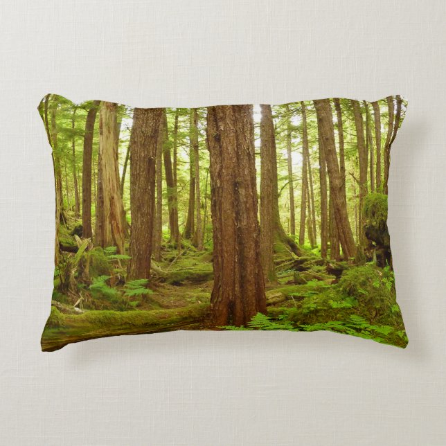Alaskan Temperate Rainforest Dekokissen (Vorderseite)
