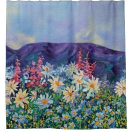 Alaskan Tisha's Garden Shower Curtain Duschvorhang