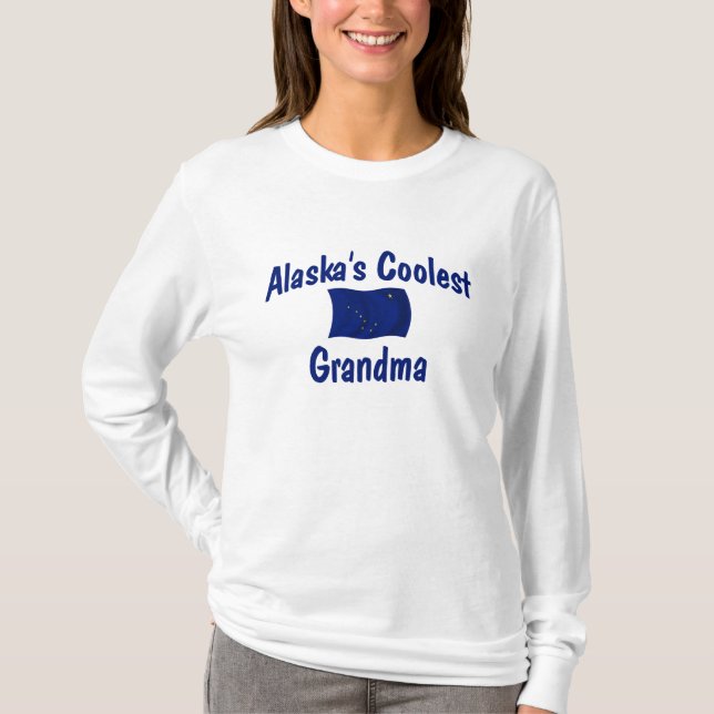 Alaskas coolste Großmutter T-Shirt (Vorderseite)