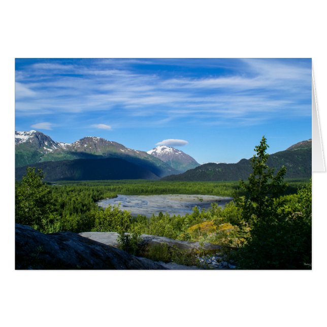 Alaska's Exit Glacier Valley (Vorderseite (Horizontal))