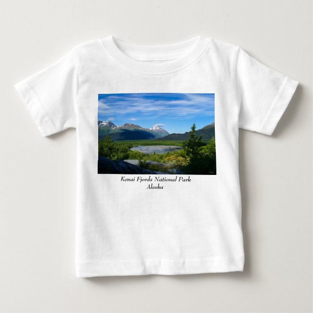 Alaska's Exit Glacier Valley Baby T-shirt (Vorderseite)