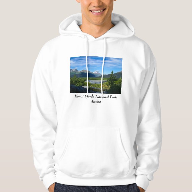 Alaska's Exit Glacier Valley Hoodie (Vorderseite)