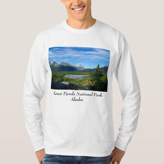 Alaska's Exit Glacier Valley T-Shirt (Vorderseite)