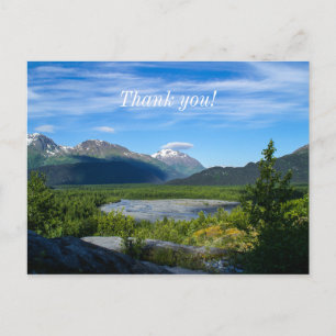 Alaskas Exit-Gletschertal Danke Postkarte