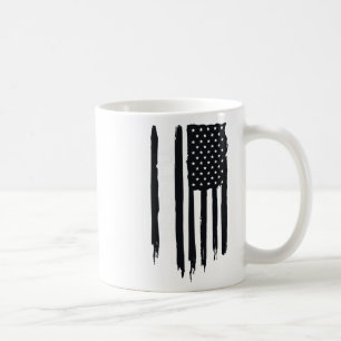 Alaskische raue Tundra Amerikanische Flagge USA Kaffeetasse