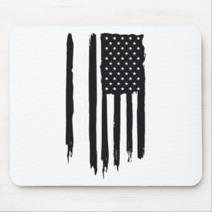 Alaskische raue Tundra Amerikanische Flagge USA Mousepad