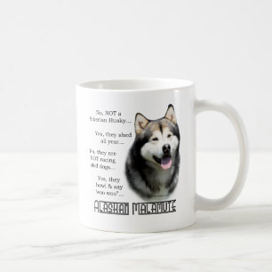Alaskischer Malamute FAQ Kaffeetasse