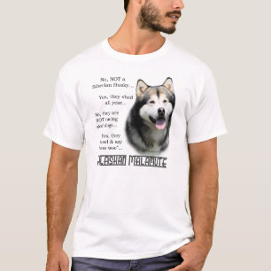 Alaskischer Malamute FAQ T-Shirt