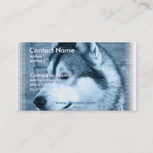 Alaskischer Malamute-HundeVisitenkarte Visitenkarte