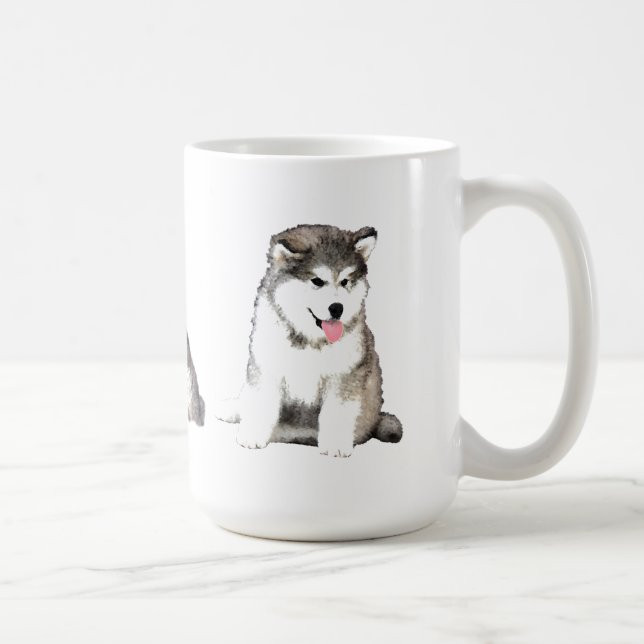 Alaskischer Malamute Kaffeetasse (Rechts)