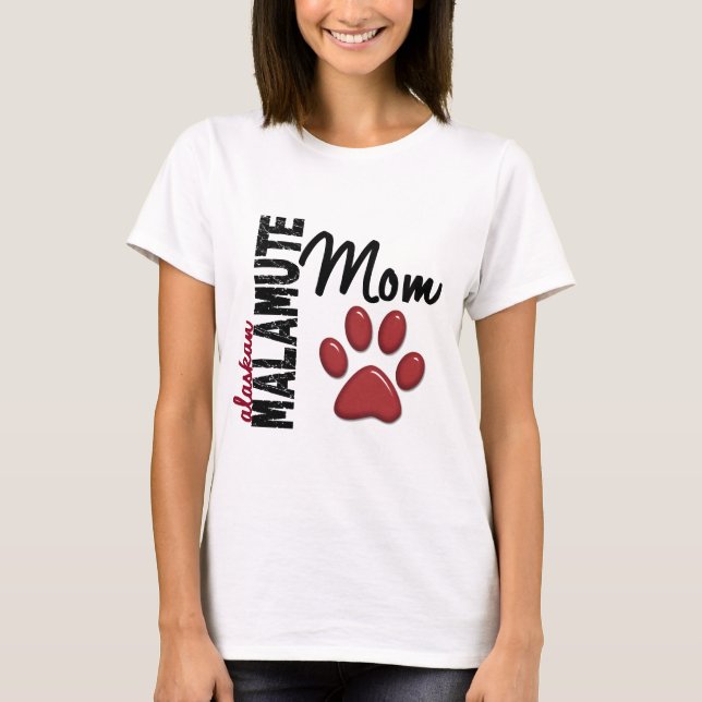 Alaskischer Malamute-Mama 2 T-Shirt (Vorderseite)