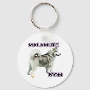 Alaskischer Malamute-Mama 4 - Schlüsselanhänger
