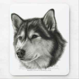 Alaskischer Malamute Mousepad