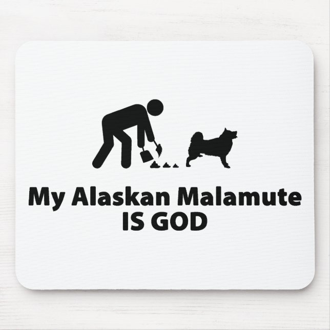 Alaskischer Malamute Mousepad (Vorne)
