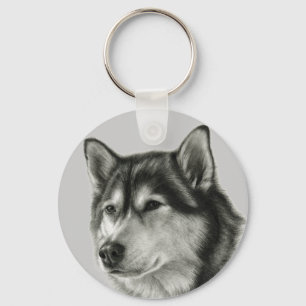 Alaskischer Malamute Schlüsselanhänger
