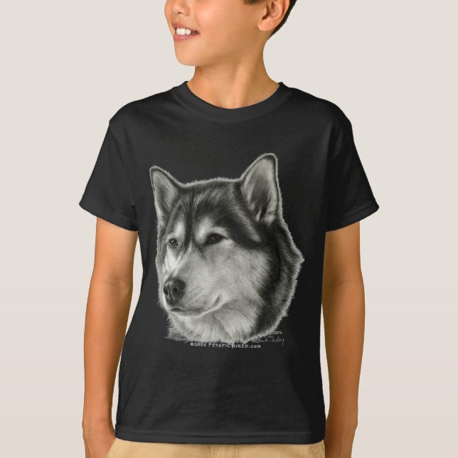 Alaskischer Malamute T-Shirt (Vorderseite)