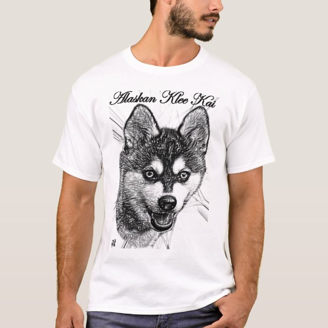 Alaskisches Klee Kai T-Shirt (Vorderseite)
