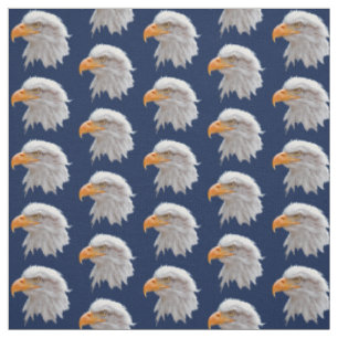 Alaskisches Weißkopfseeadler-Gewebe (Marine) Stoff