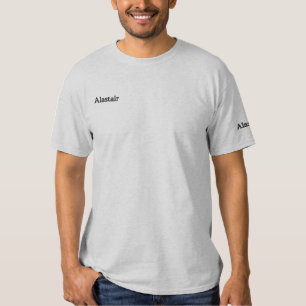 Alastair bestickte Männer Name, Besticktes T-Shirt