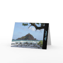 Alau Insel, Hana, Maui-Gruß-Karte