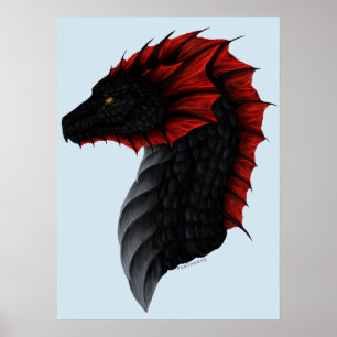 Alavon Dragon Profile Poster