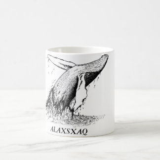 ALAXSXAQ - Kaffee-Tasse - Buckel-Wal-Grafik Kaffeetasse