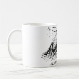 ALAXSXAQ - Kaffee-Tasse - Buckel-Wal-Grafik Kaffeetasse