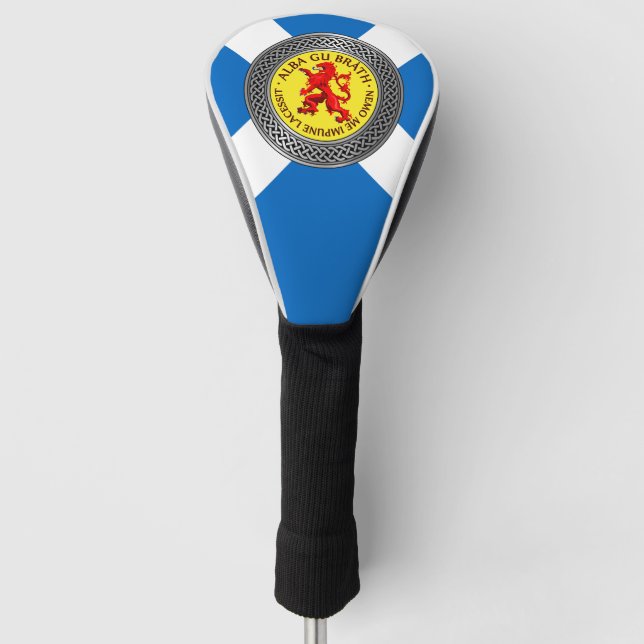Alba Gu Brath Lion Rampant Knot Golf Headcover (Vorderseite)