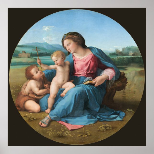 Alba Madonna Raphael Poster (Vorne)