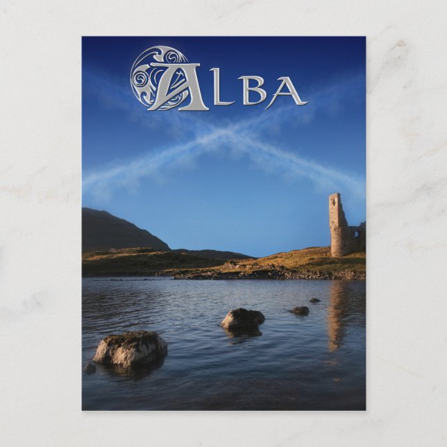 Alba, Schottland, Kaledonien Postkarte (Vorderseite)