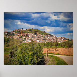Albacete, Spanien Stadtbild-Fotografie, Poster