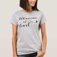 Albaner am Herz-T-Shirt, Albanien