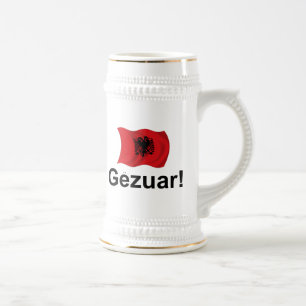 Albaner Gezuar! (Beifall) Bierglas