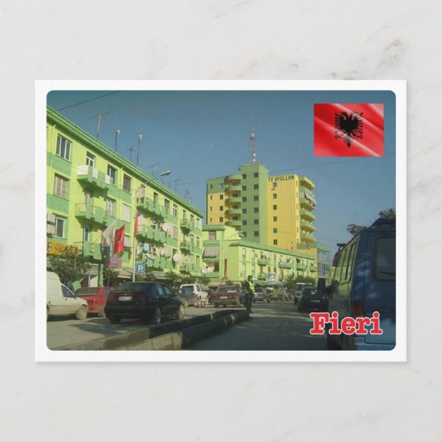 Albania - Fier - Postkarte (Vorderseite)