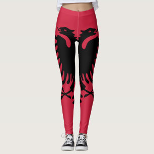 Albania Flag Emblem Leggings
