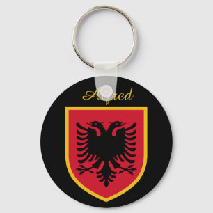 Albania Flag Schlüsselanhänger