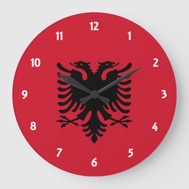 Albania Große Wanduhr (Vorderseite)