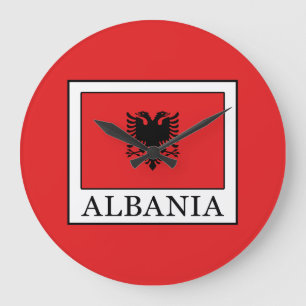 Albania Große Wanduhr