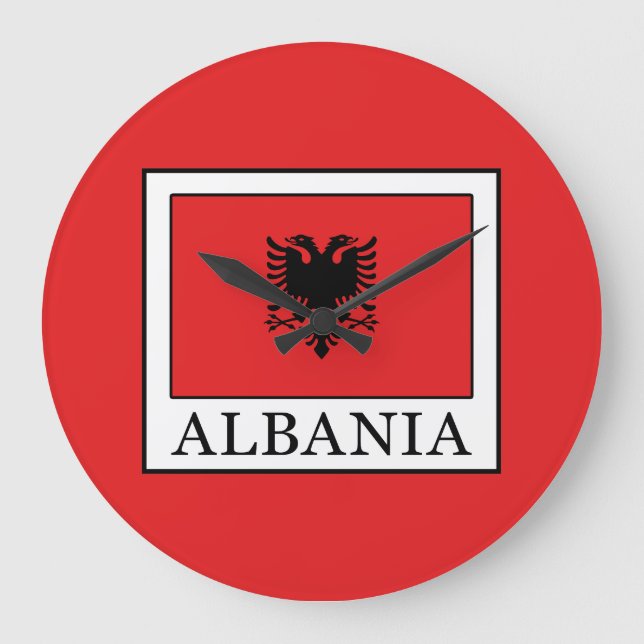 Albania Große Wanduhr (Vorderseite)