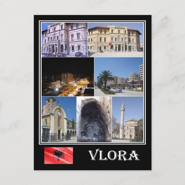 Albania - Vlora - Mosaic - Postkarte (Vorderseite)